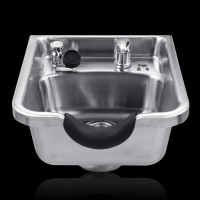 Cheap stainless steel portable shampoo bowl hair wash sink